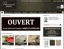 Tablet Screenshot of flamant-boutique.com